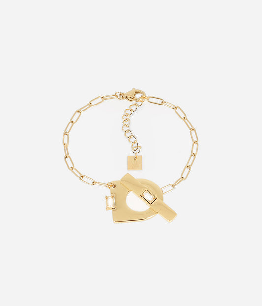 Bracelet Gitsa (Acier doré)