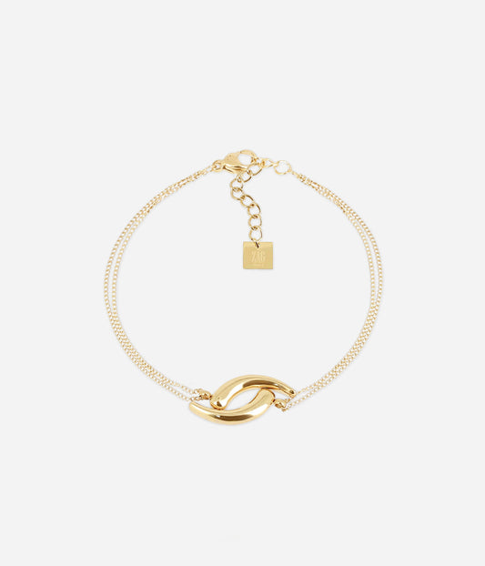 Bracelet Charis (Acier doré)