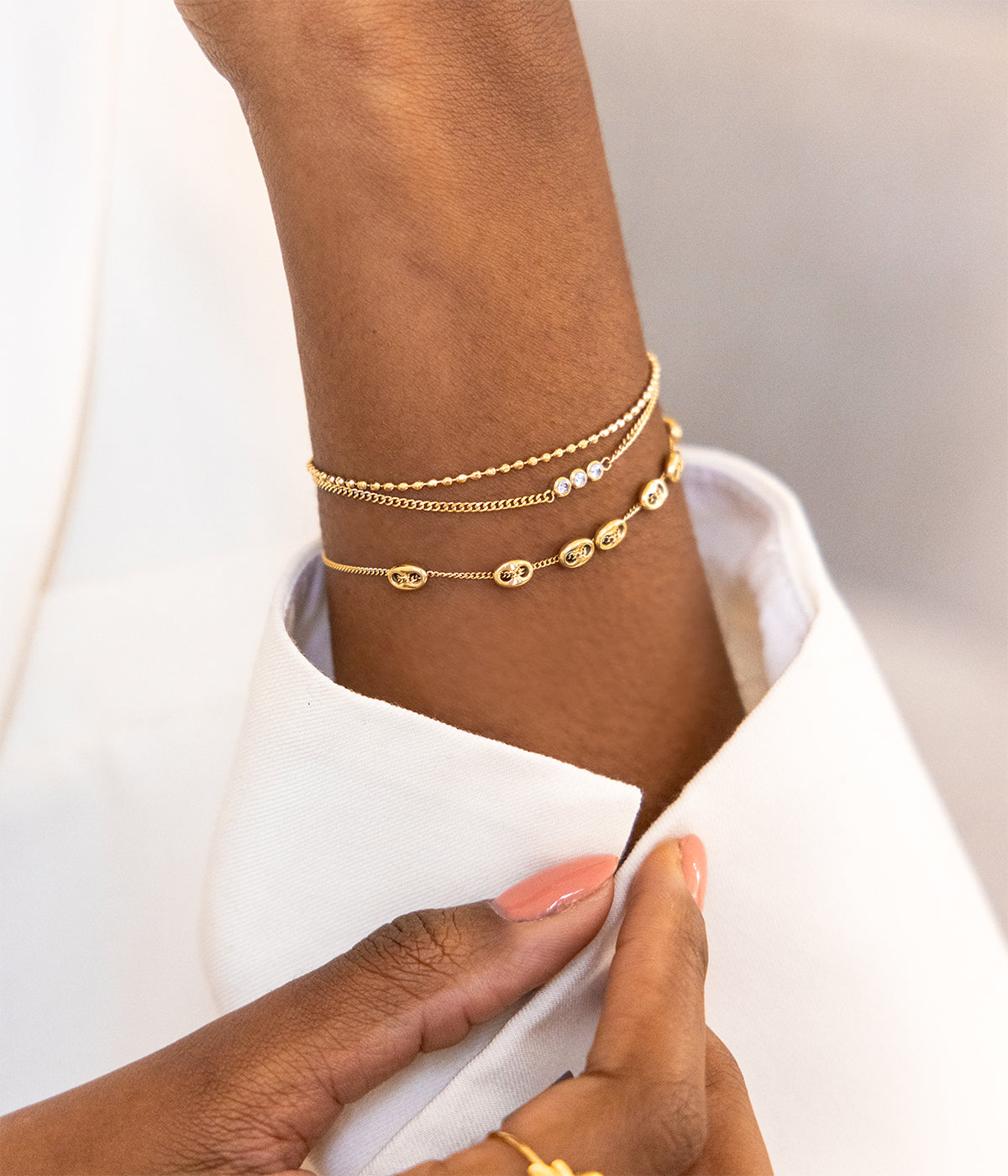 Bracelet Santino (Acier doré)