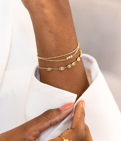 Bracelet Santino (Acier doré)