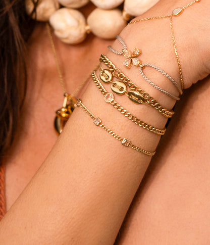 Bracelet Armel (Acier doré)