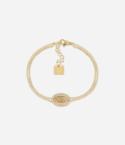 Bracelet Tizio (Acier doré)