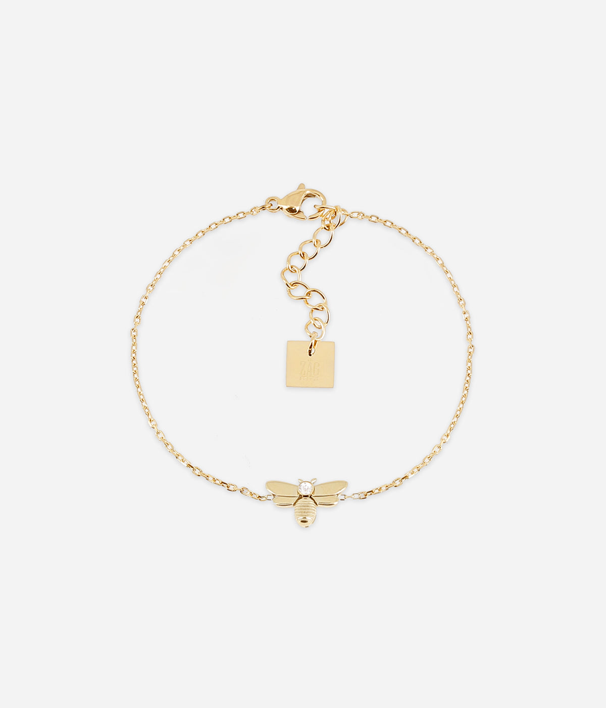 Bracelet Abeja (Acier doré)
