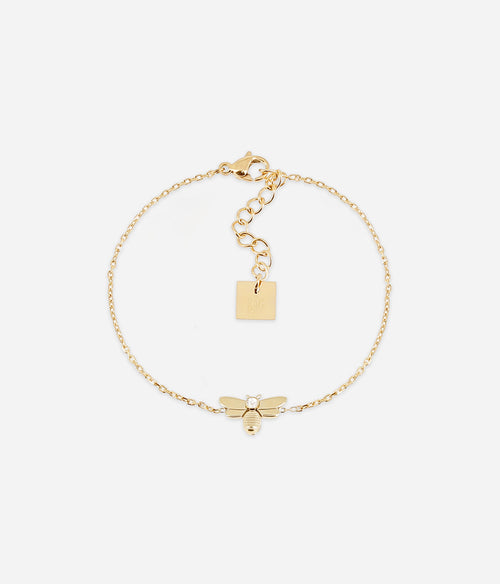 Bracelet Abeja (Acier doré)