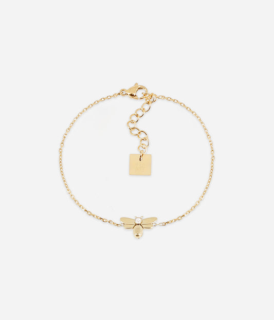 Bracelet Abeja (Acier doré)