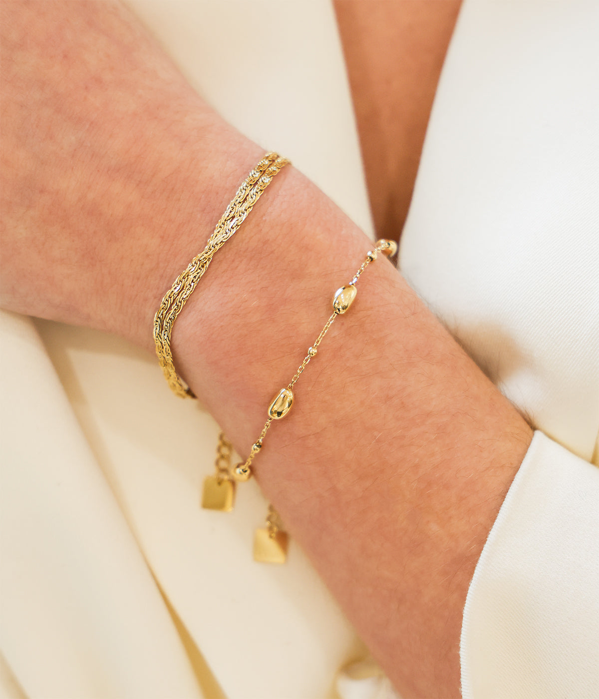 Bracelet Oliva (Acier doré)