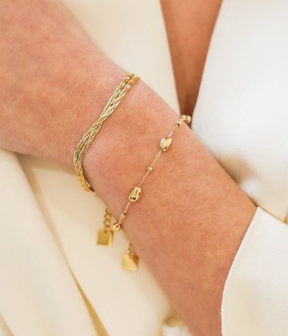 Bracelet Oliva (Acier doré)