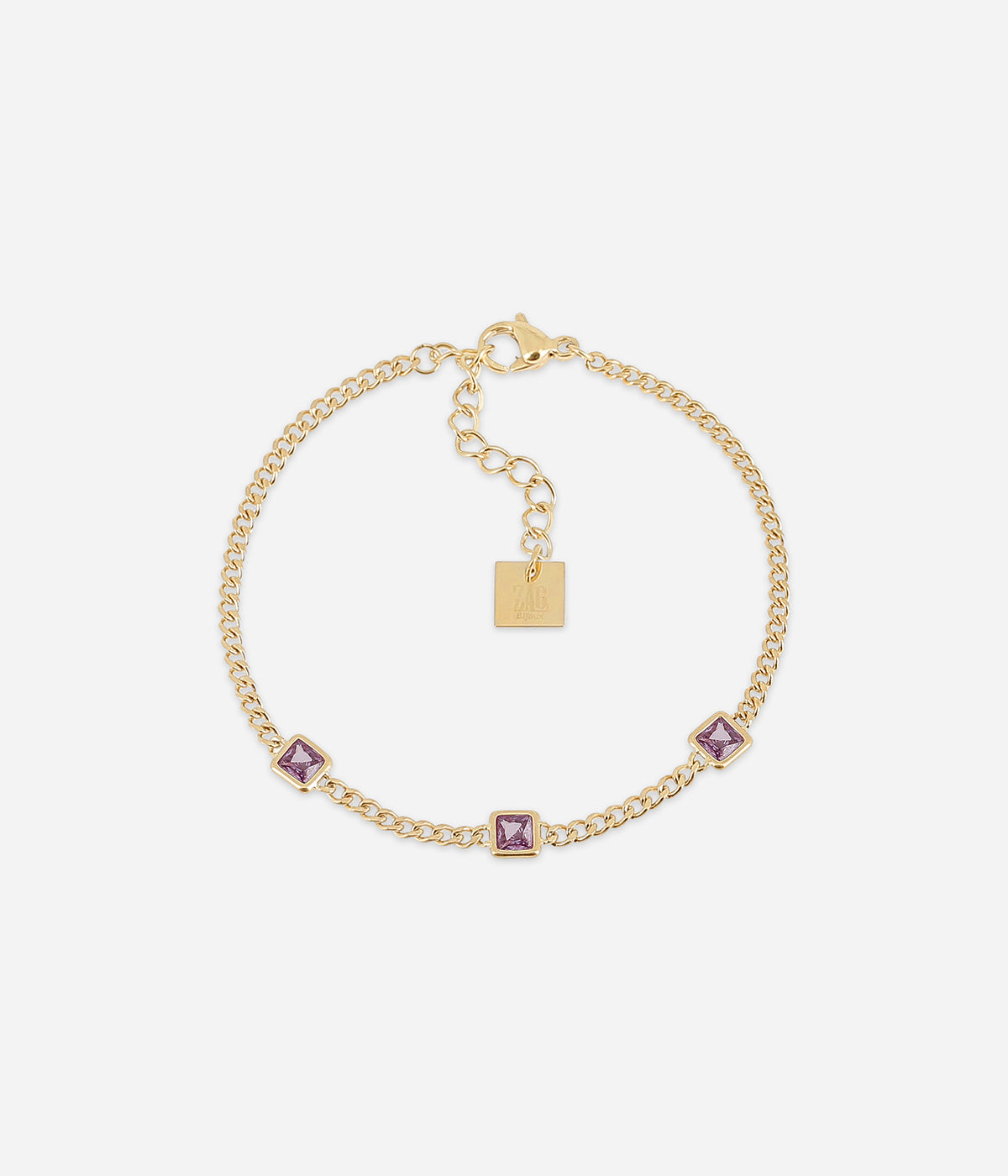 Bracelet Armel (Acier doré)