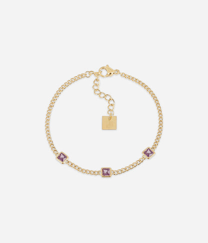 Bracelet Armel (Acier doré)