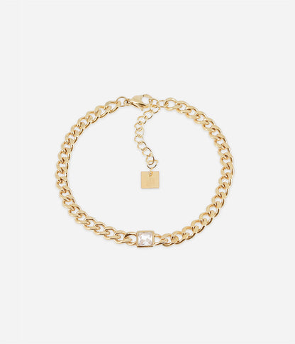 Bracelet Goustan (Acier doré)