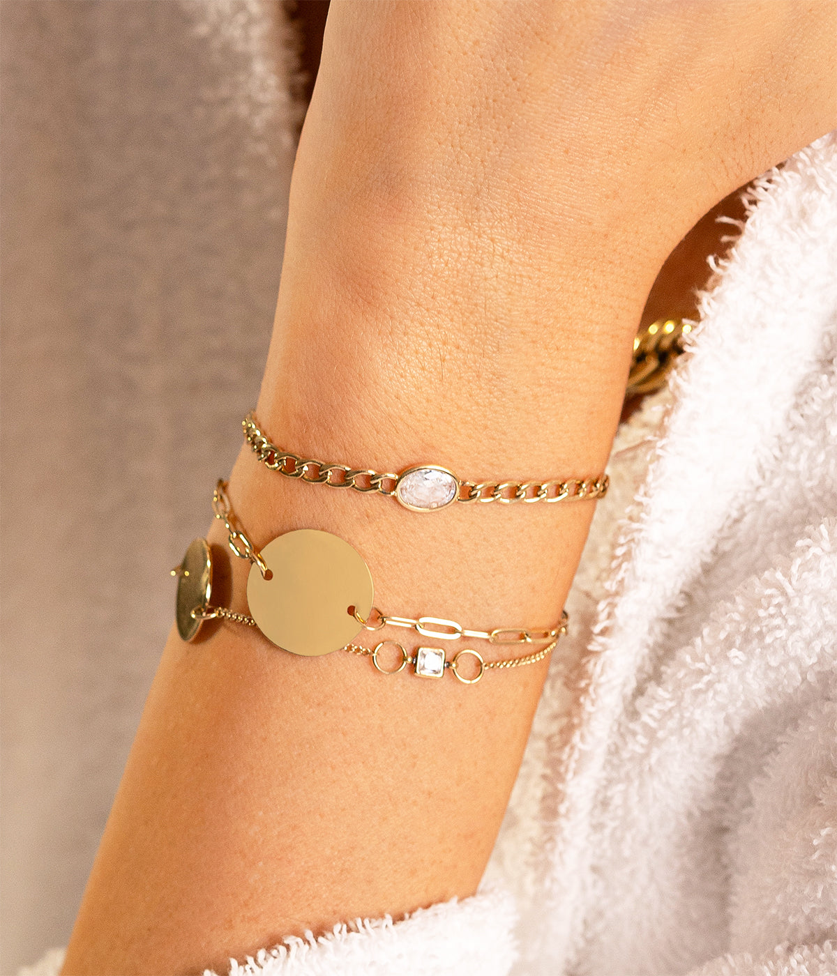 Bracelet Grazia (Acier doré)
