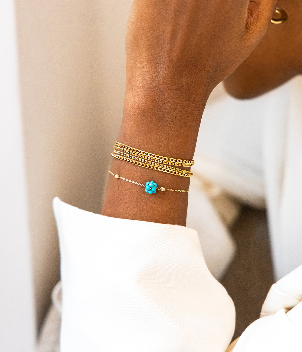 Bracelet Bacca (Acier doré)