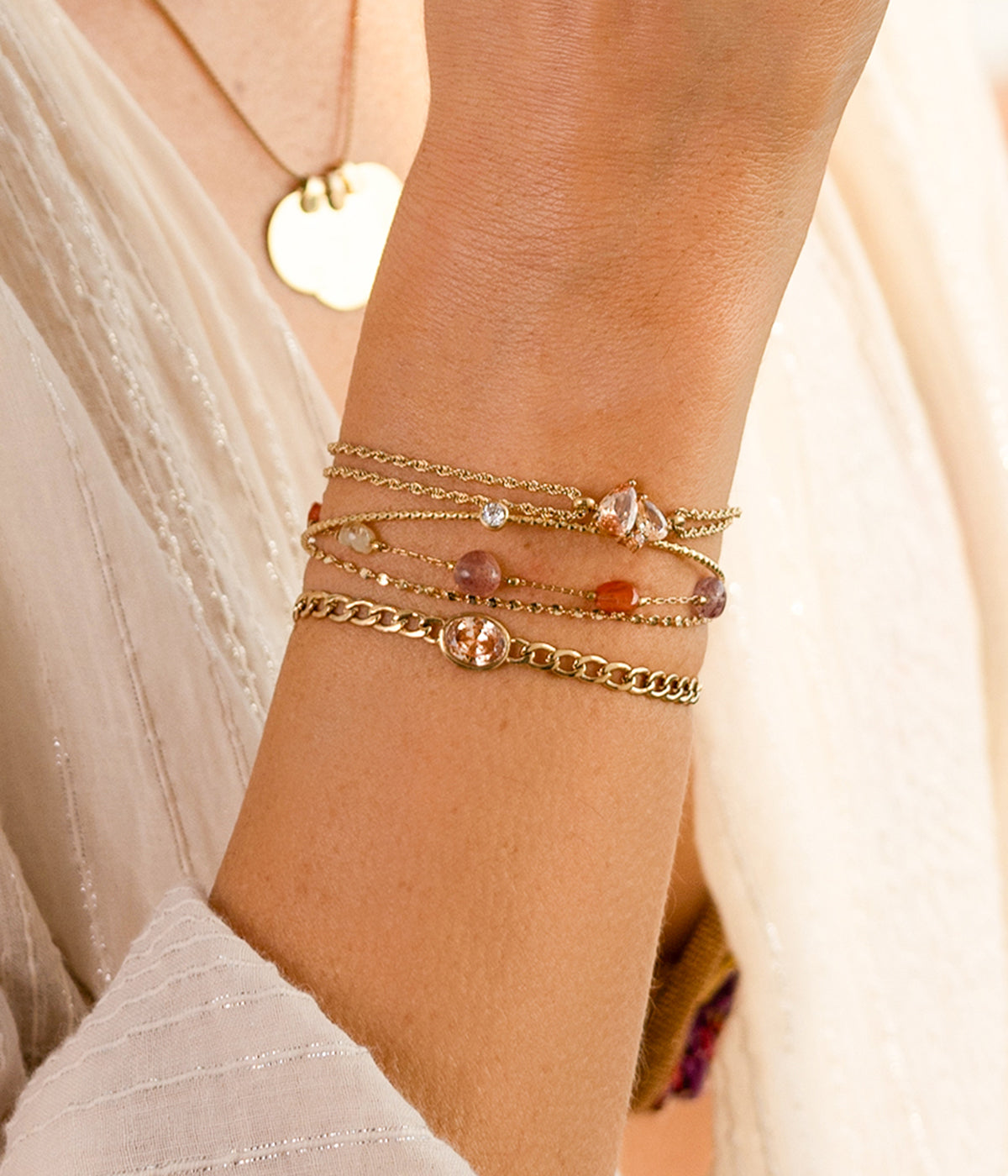 Bracelet Appius (Acier doré)