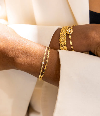 Bracelet Adamo (Acier doré)