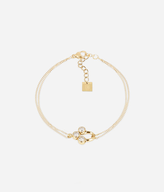 Bracelet Rossi (Acier doré)