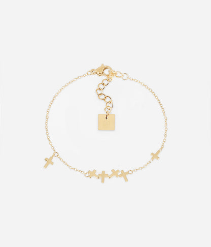 Bracelet Beata (Acier doré)