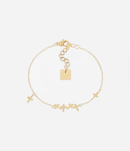 Bracelet Beata (Acier doré)