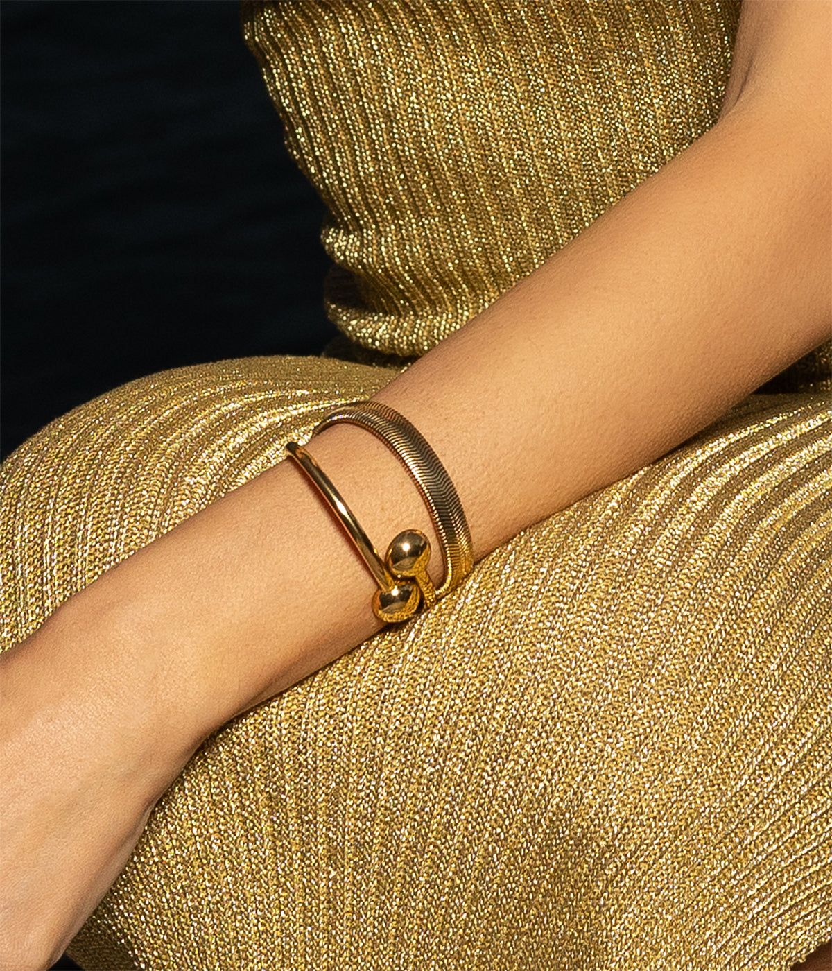 Bracelet Warren (Acier doré)