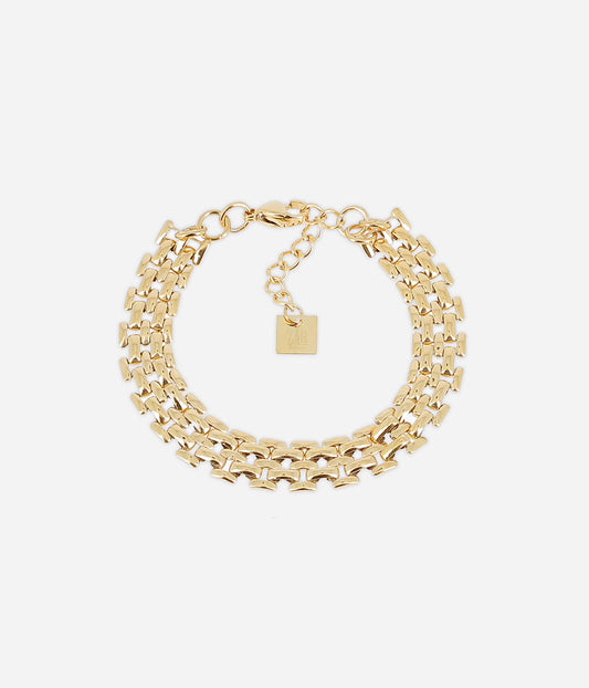 Bracelet Verbena (Acier doré)