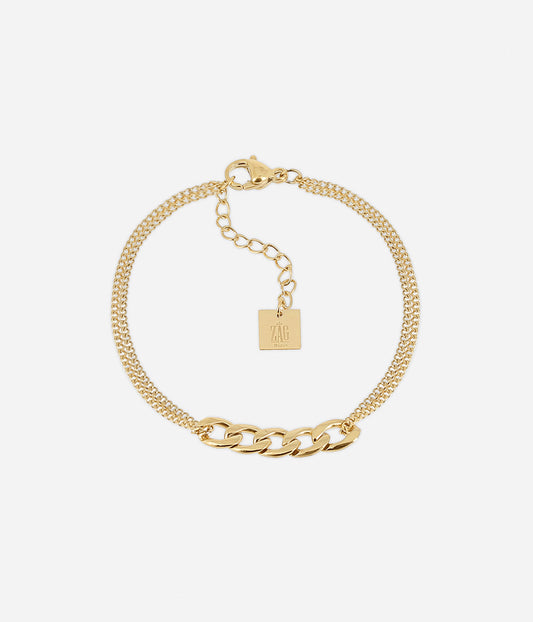 Bracelet Devin (Acier doré)