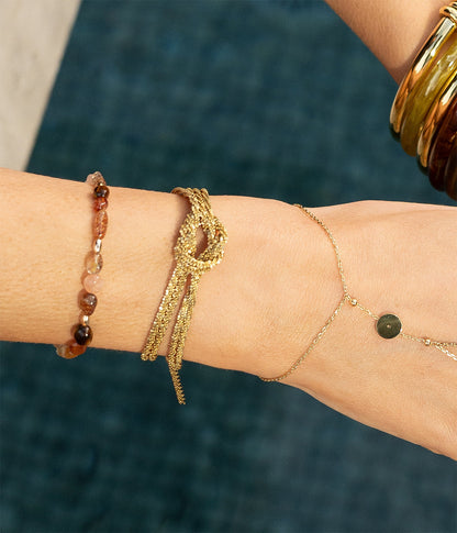Bracelet Alison (Acier doré)