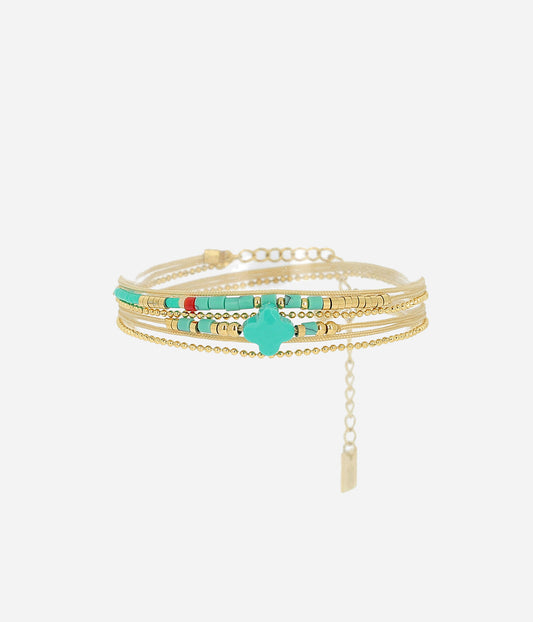 Bracelet Vela (Acier doré)