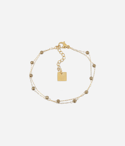 Bracelet Hinaku (Acier doré)