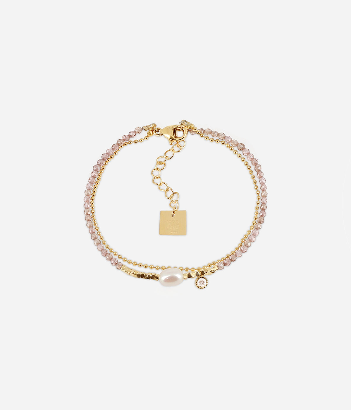 Bracelet Ecrin (Acier doré)