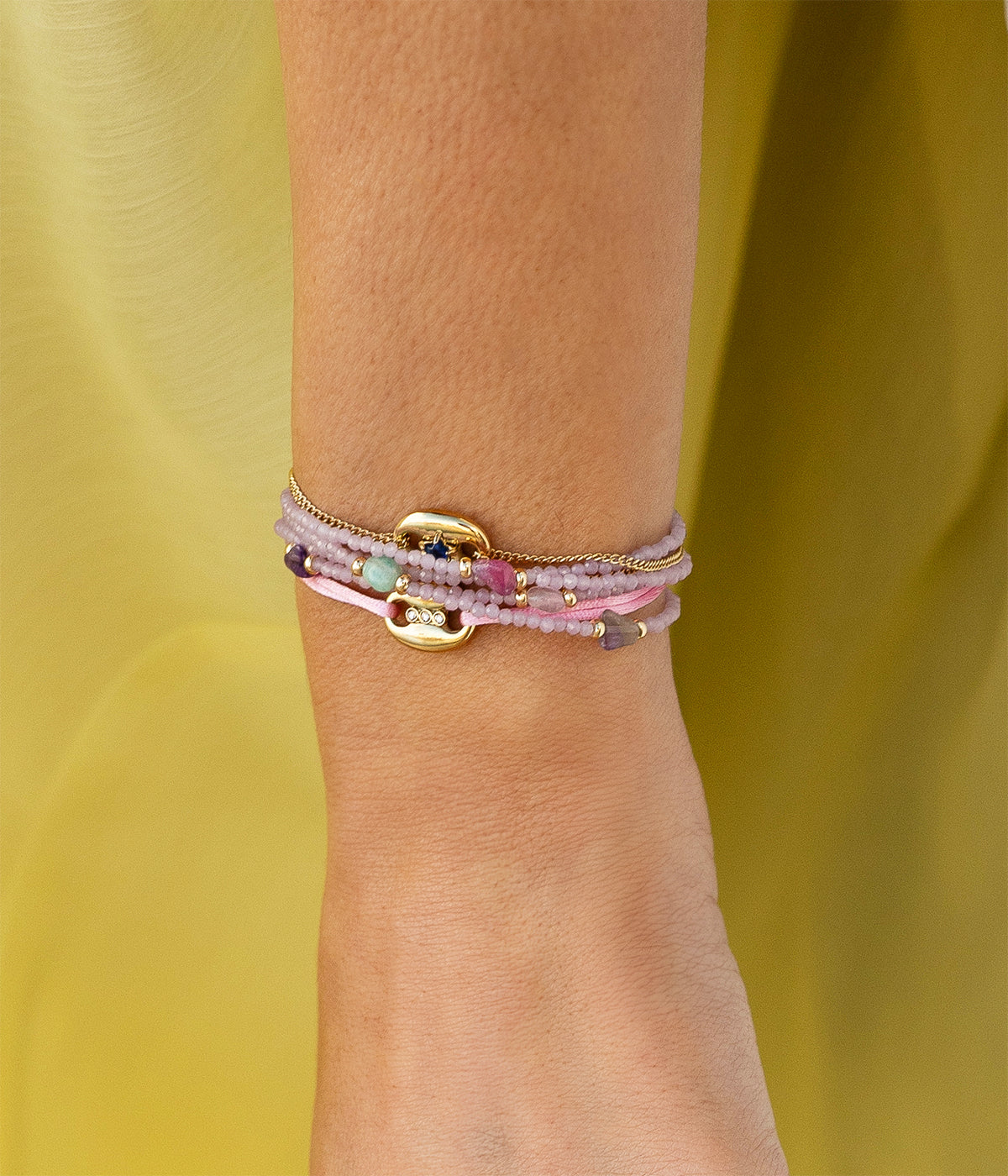 Bracelet Taya (Acier doré)