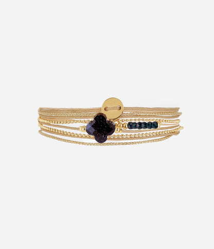 Bracelet Velaz (Acier doré)