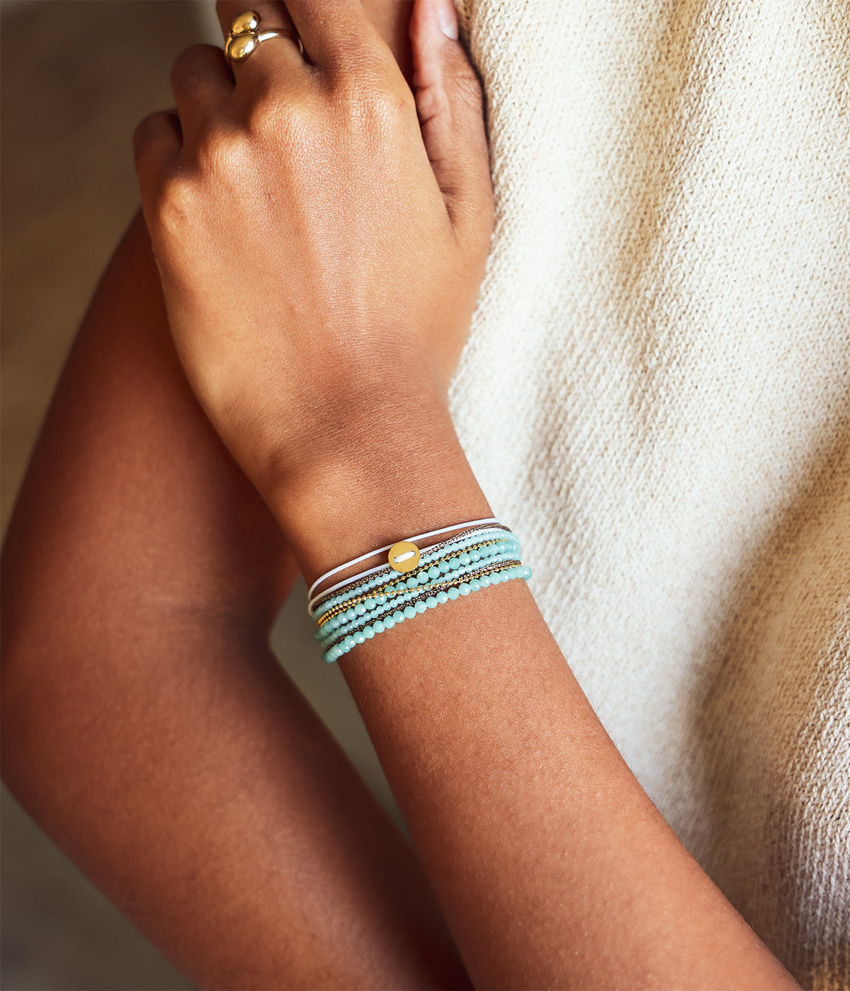 Bracelet Staro (Acier doré)