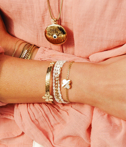 Bracelet Ayano (Acier doré)
