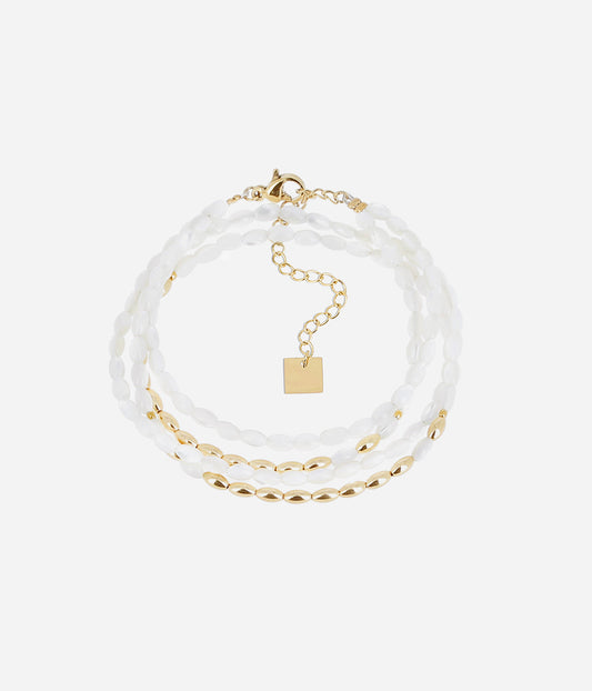 Bracelet Ayano (Acier doré)