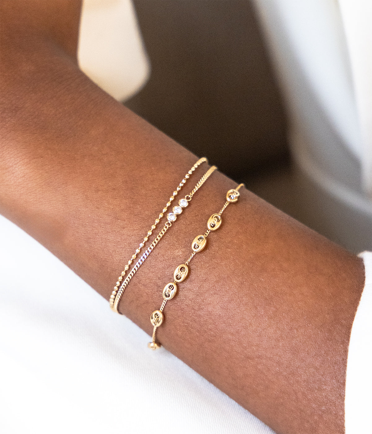Bracelet Vincenza (Acier doré)