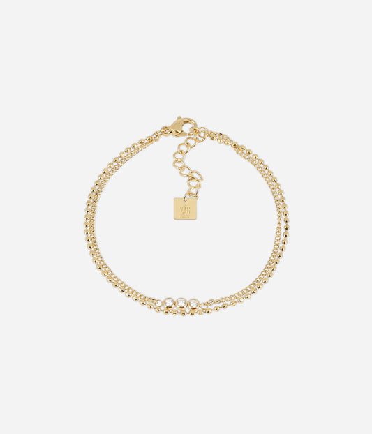 Bracelet Vincenza (Acier doré)