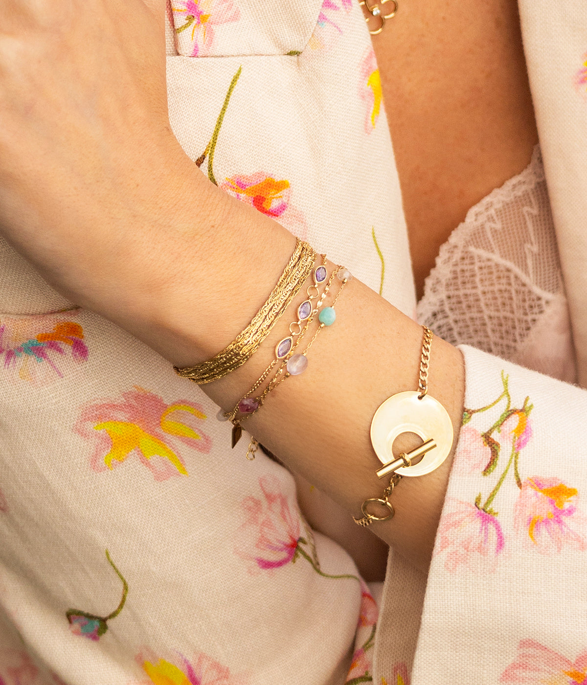 Bracelet Appius (Acier doré)