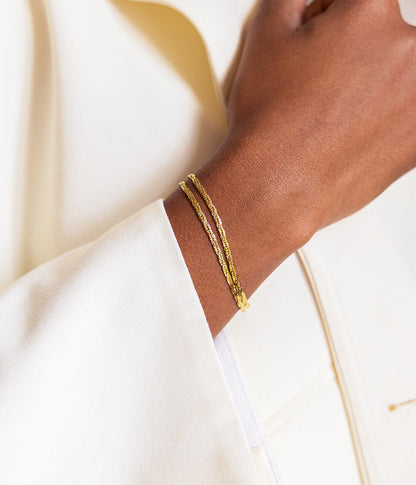 Bracelet Ottavia (Acier doré)