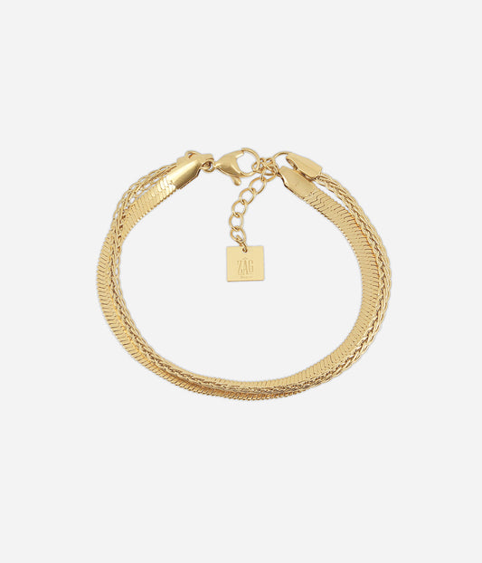 Bracelet Valeria (Acier doré)