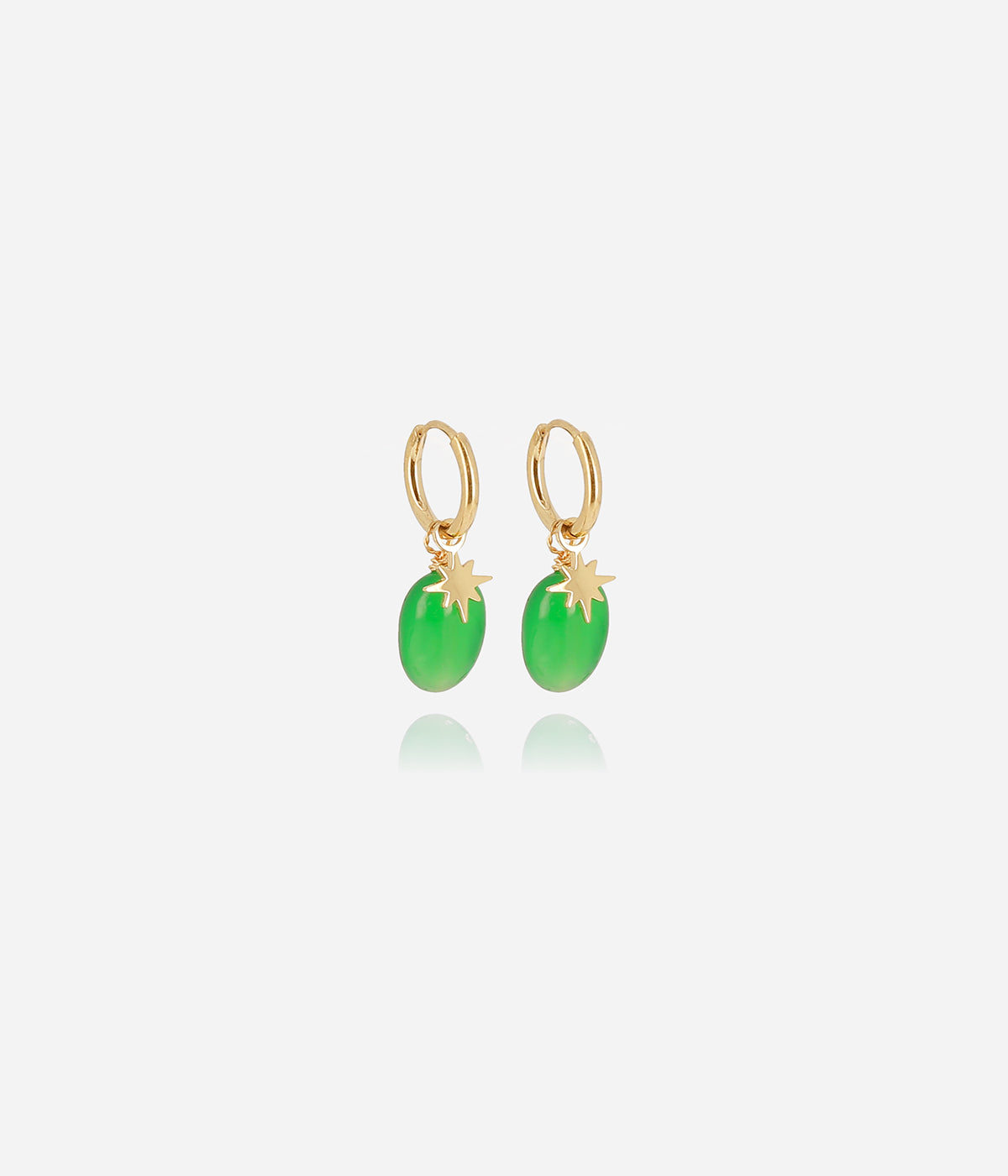 Boucles d'oreilles Phine (Acier doré)
