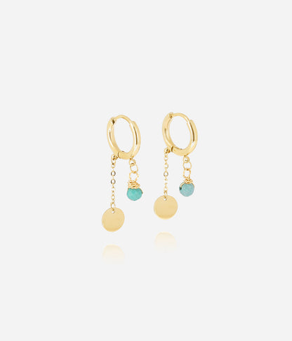 Boucles d'oreilles Josephine (Acier doré)