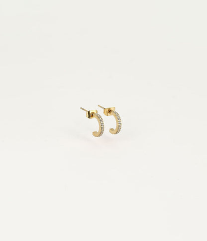 Boucles d'oreilles Winnie (Acier doré)