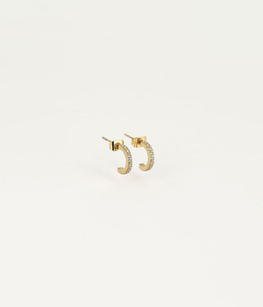 Boucles d'oreilles Winnie (Acier doré)