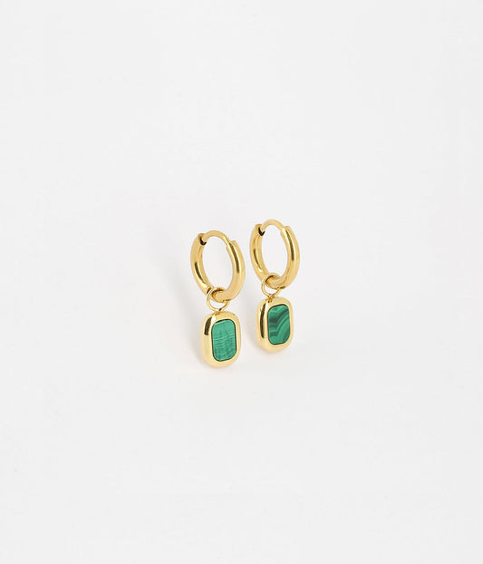 Boucles d'oreilles Lilou (Acier doré)