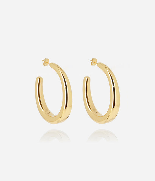 Boucles d'oreilles Andromede (Acier doré)