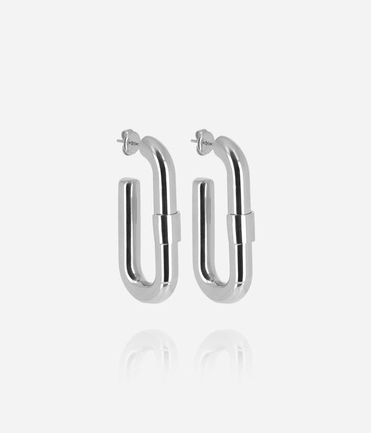 Boucles d'oreilles Lafra (Acier)