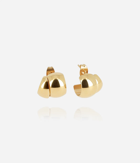 Boucles d'oreilles Pegasi (Acier doré)