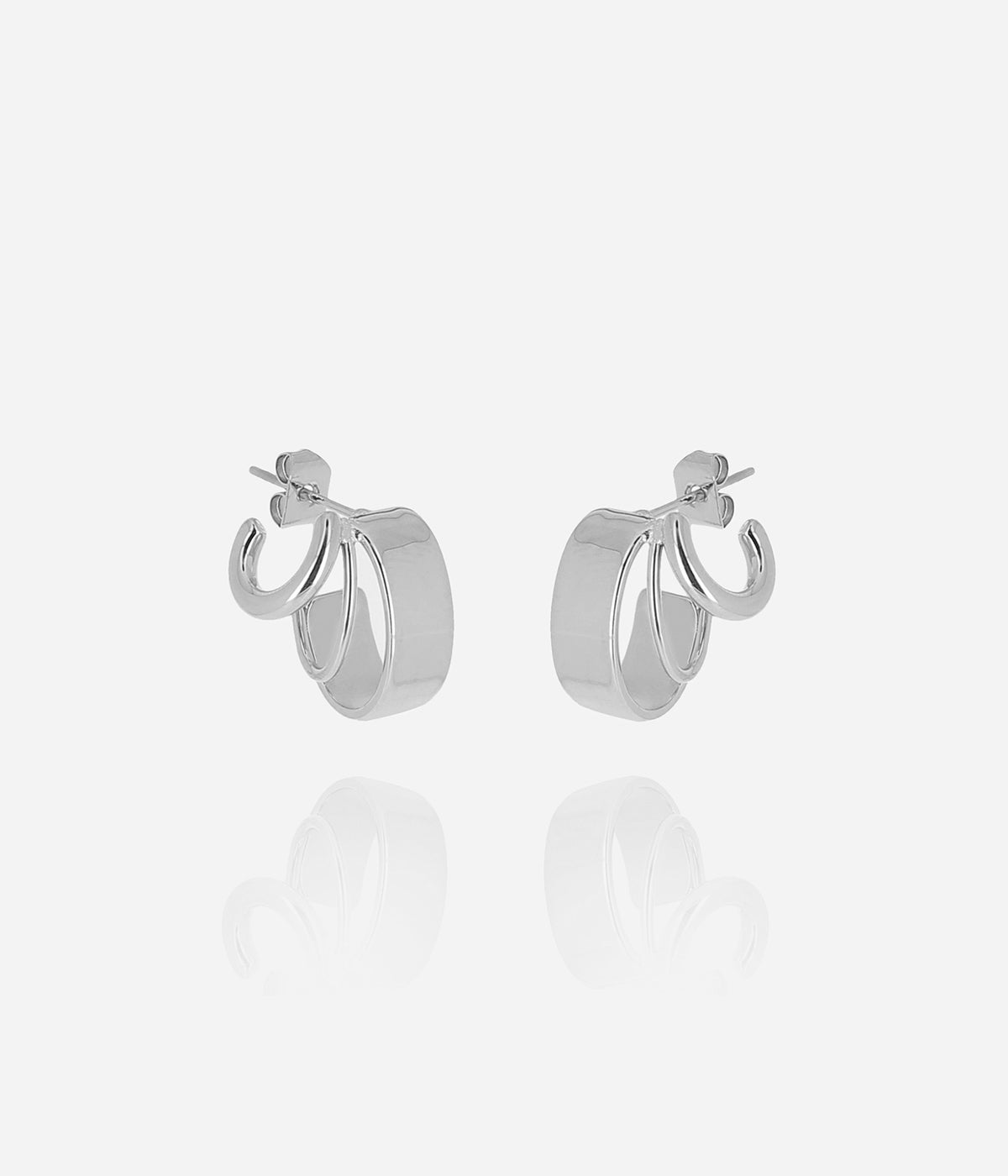 Boucles d'oreilles Deva (Acier)