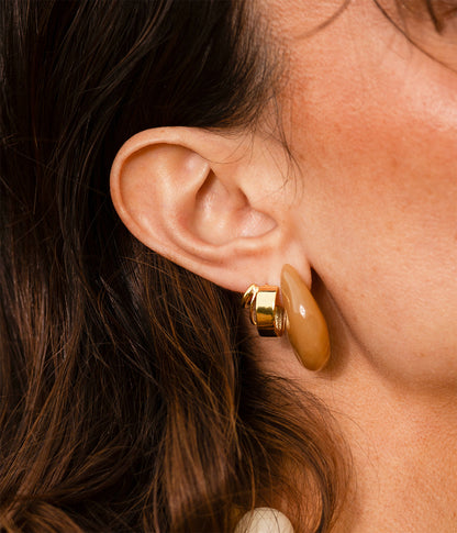Boucles d'oreilles Deva (Acier)