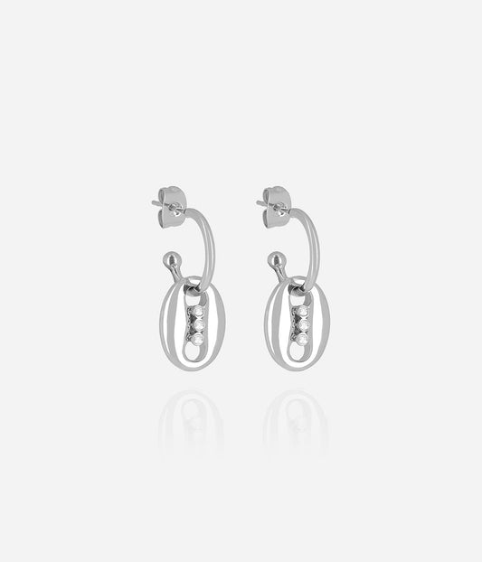 Boucles d'oreilles Otto (Acier)