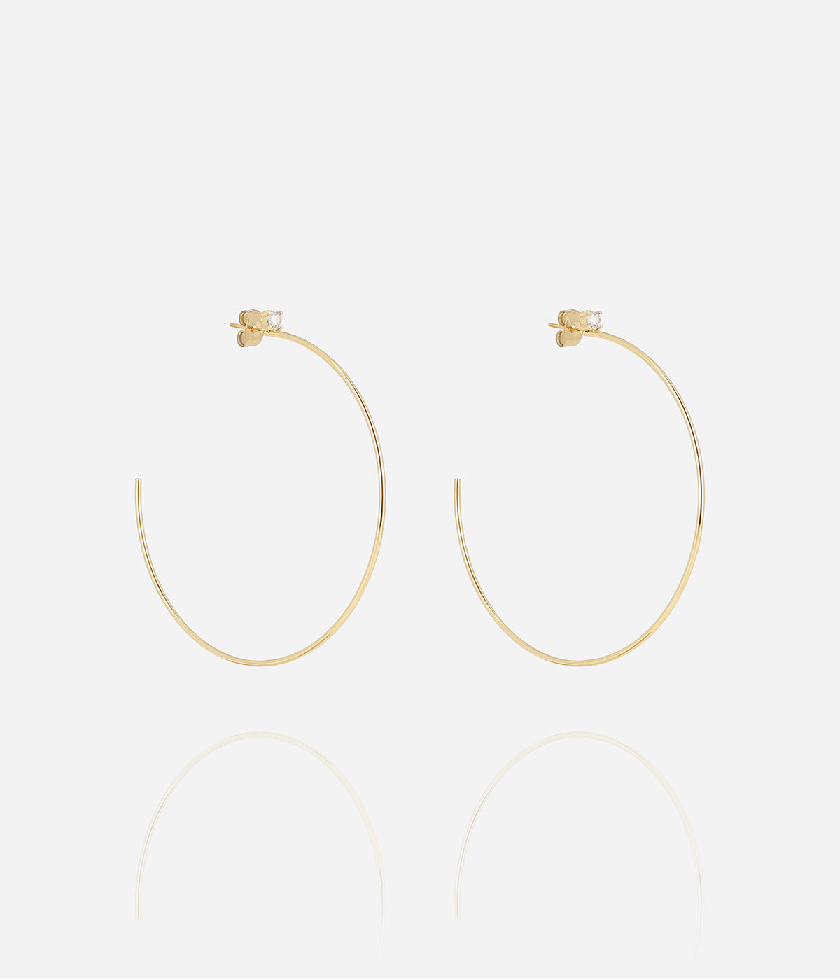 Boucles d'oreilles Romana (Acier doré)